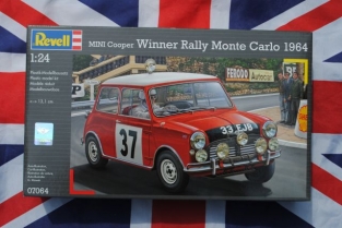 Revell 07064 MINI COOPER Winner Rally Monte Carlo 1964